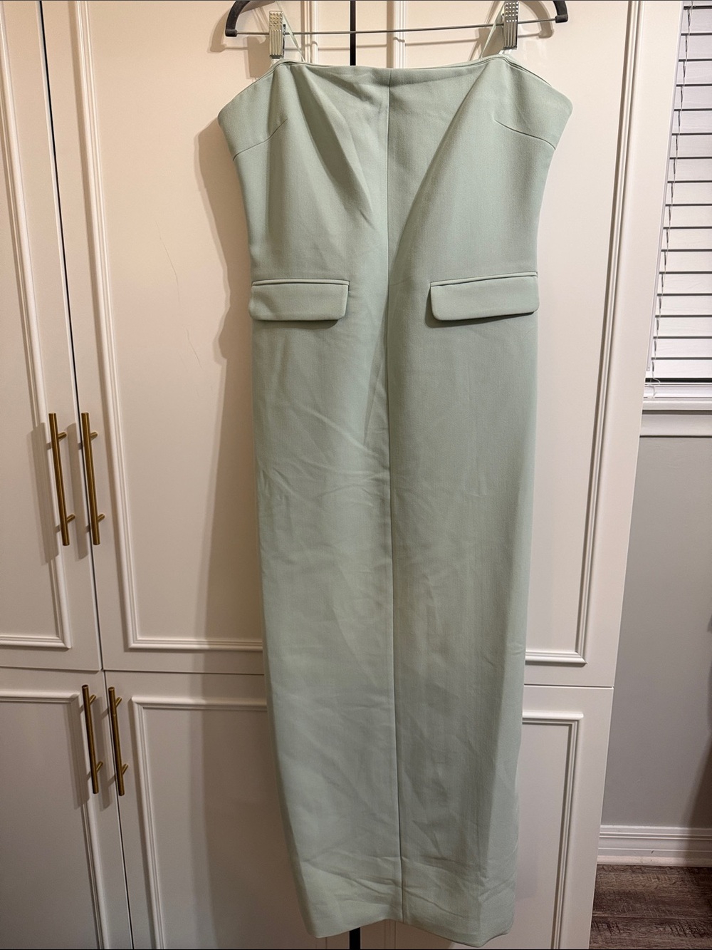 Le’ AL.X Strapless Midi Dress in Mint Green- NWT